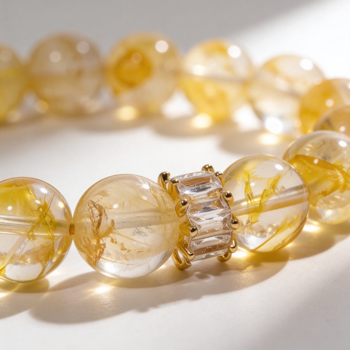 Golden Healer Yellow Quartz Bracelet by JWPatronus – natural crystal bracelet for women