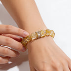 Golden Healer Yellow Quartz Bracelet by JWPatronus – natural crystal bracelet for women