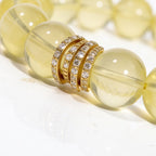 Golden Radiance Lemon Quartz Bracelet by JWPatronus – natural crystal bracelet for women