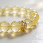 Golden Radiance Lemon Quartz Bracelet by JWPatronus – natural crystal bracelet for women