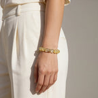 Golden Radiance Lemon Quartz Bracelet by JWPatronus – natural crystal bracelet for women