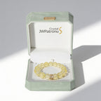 Golden Radiance Lemon Quartz Bracelet by JWPatronus – natural crystal bracelet for women