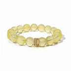 Golden Radiance Lemon Quartz Bracelet by JWPatronus – natural crystal bracelet for women