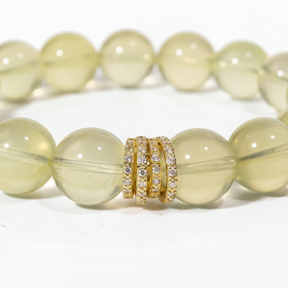 Golden Radiance Lemon Quartz Bracelet by JWPatronus – natural crystal bracelet for women