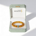 Golden Signature Brazilian Citrine Bracelet by JWPatronus – natural crystal bracelet for women