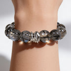 Guardian Black Rutile Quartz Bracelet by JWPatronus – natural crystal bracelet for women