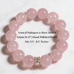 Harmony Rose Quartz Bracelet by JWPatronus – natural crystal bracelet for women