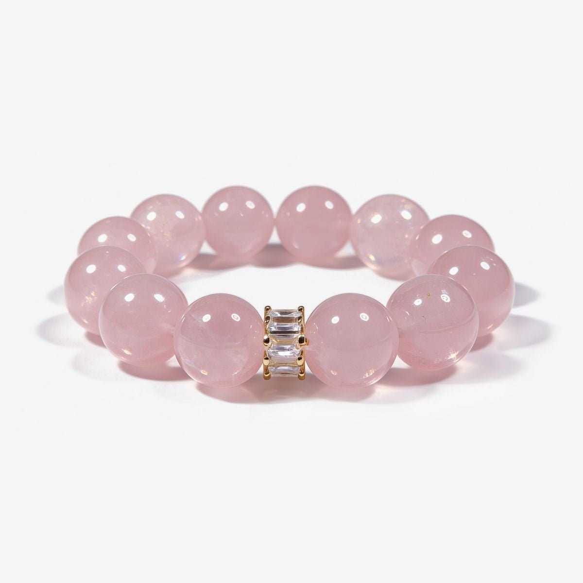 Harmony Rose Quartz Bracelet by JWPatronus – natural crystal bracelet for women