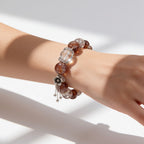 Hematoid Quartz Serenity Bracelet by JWPatronus – natural crystal bracelet for women