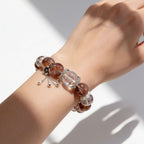 Hematoid Quartz Serenity Bracelet by JWPatronus – natural crystal bracelet for women