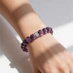 Inner Grace Amethyst Bracelet by JWPatronus – natural crystal bracelet for women