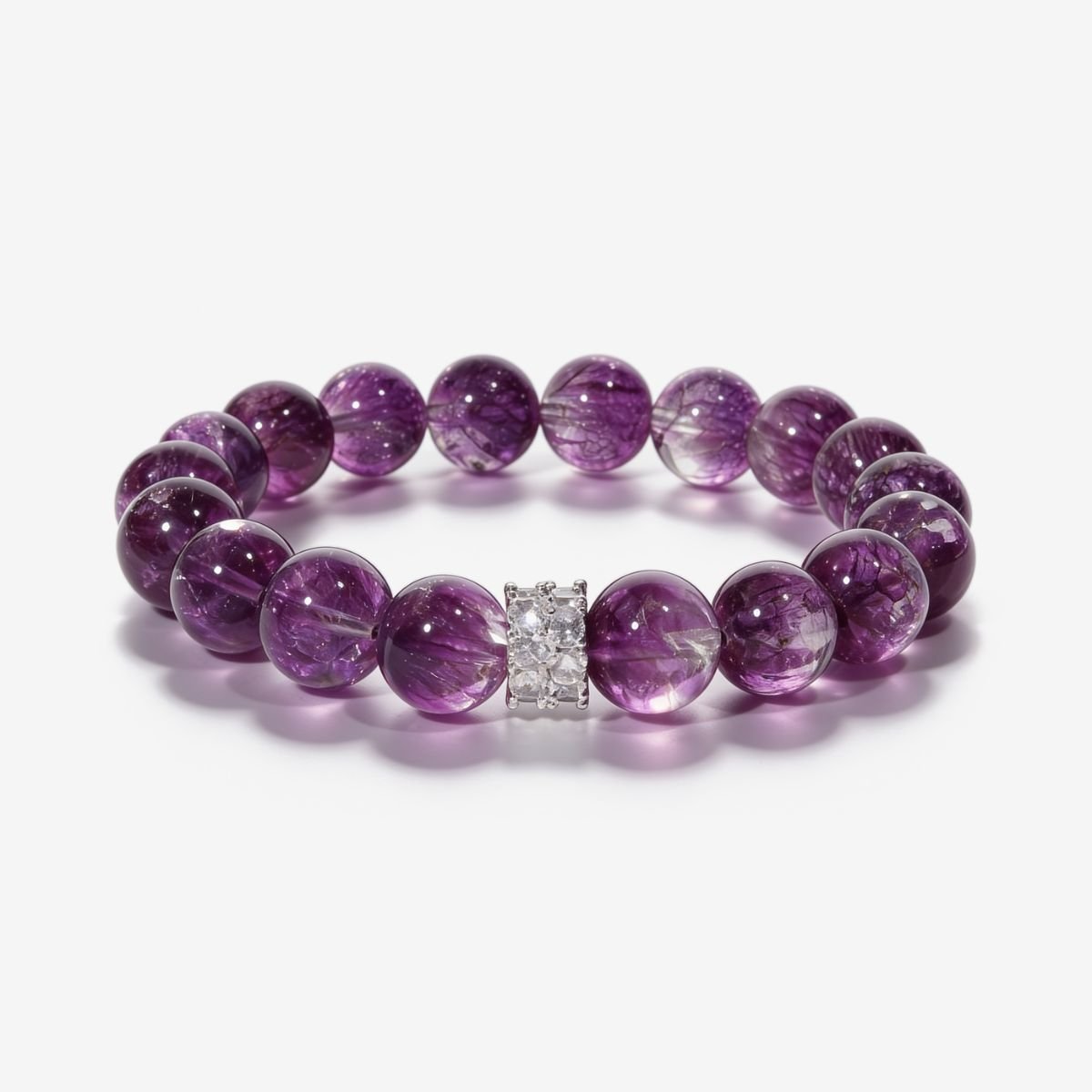 Inner Grace Amethyst Bracelet by JWPatronus – natural crystal bracelet for women