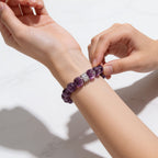Inner Grace Amethyst Bracelet by JWPatronus – natural crystal bracelet for women