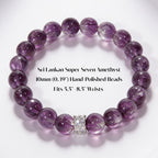 Inner Grace Amethyst Bracelet by JWPatronus – natural crystal bracelet for women