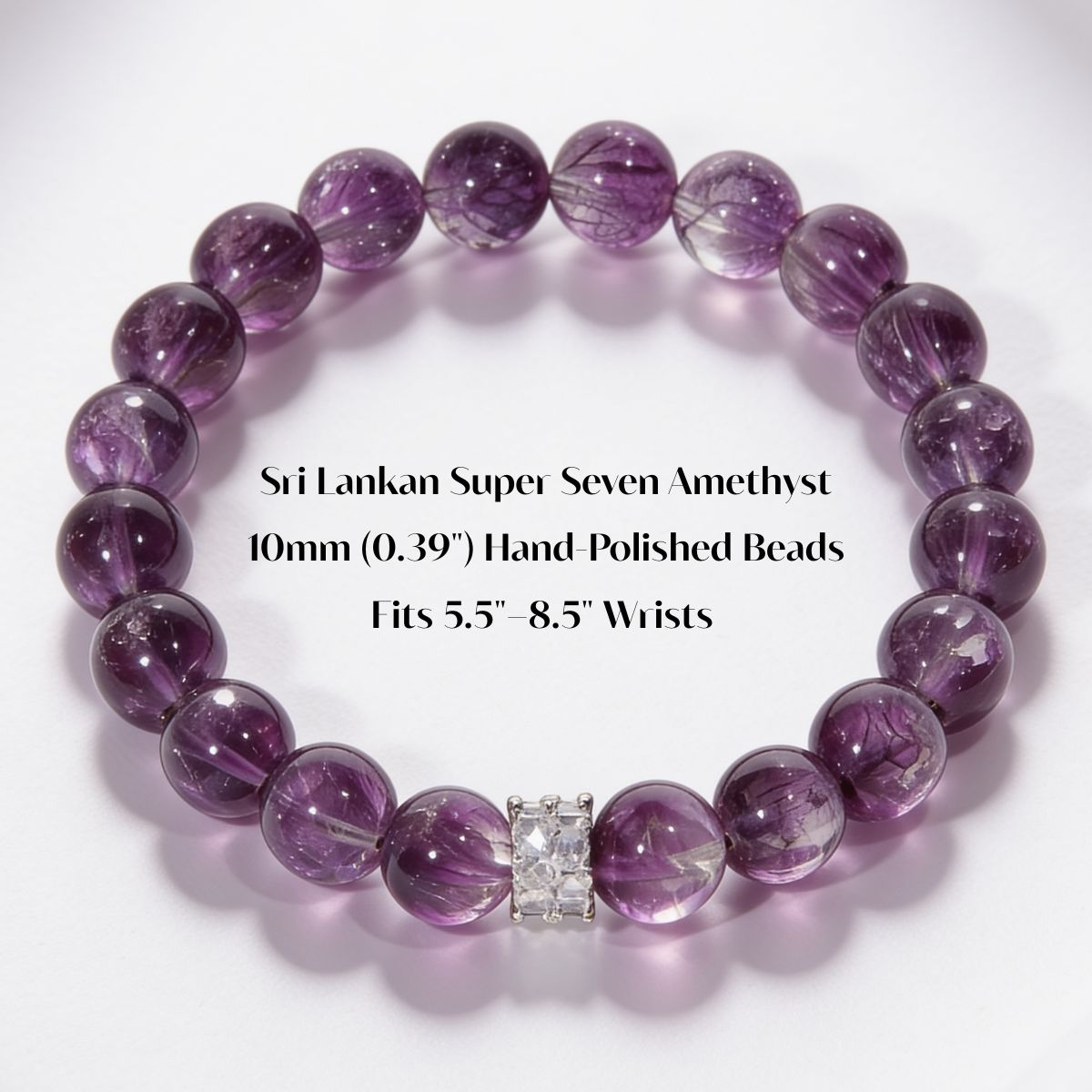 Inner Grace Amethyst Bracelet by JWPatronus – natural crystal bracelet for women