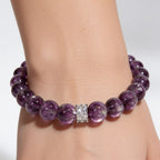 Inner Grace Amethyst Bracelet by JWPatronus – natural crystal bracelet for women