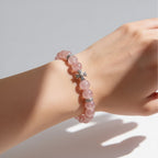Lucky Blessing Rhodochrosite Bracelet by JWPatronus – natural crystal bracelet for women