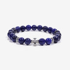 Lucky Clarity Lapis Cross Bracelet by JWPatronus – natural crystal bracelet for women