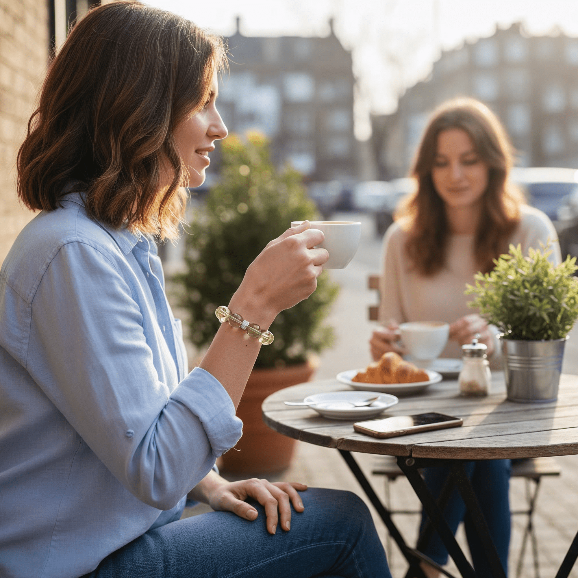 Luminous Lemon Quartz Bracelet by JWPatronus – natural crystal bracelet for women