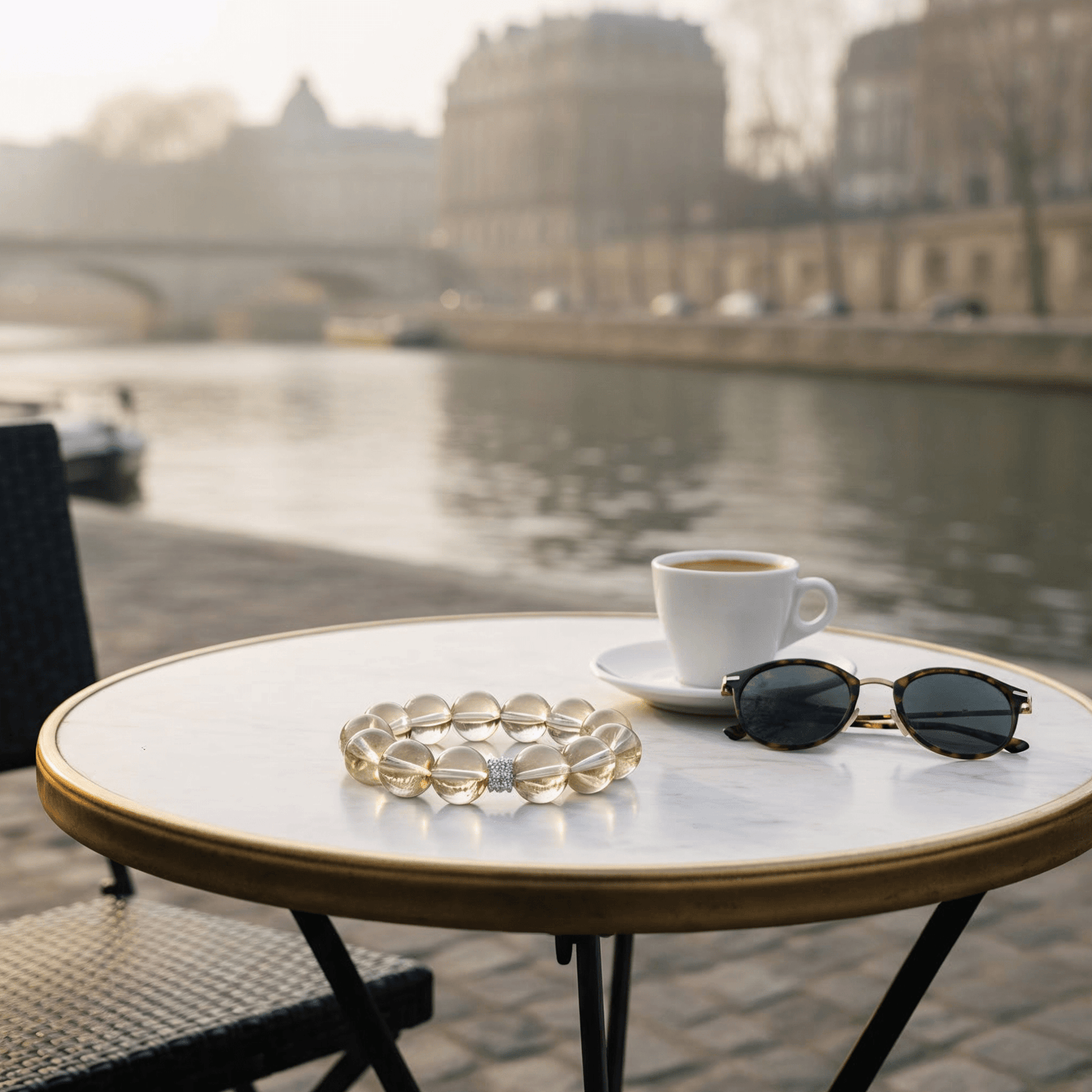 Luminous Lemon Quartz Bracelet by JWPatronus – natural crystal bracelet for women