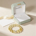 Luminous Lemon Quartz Bracelet by JWPatronus – natural crystal bracelet for women