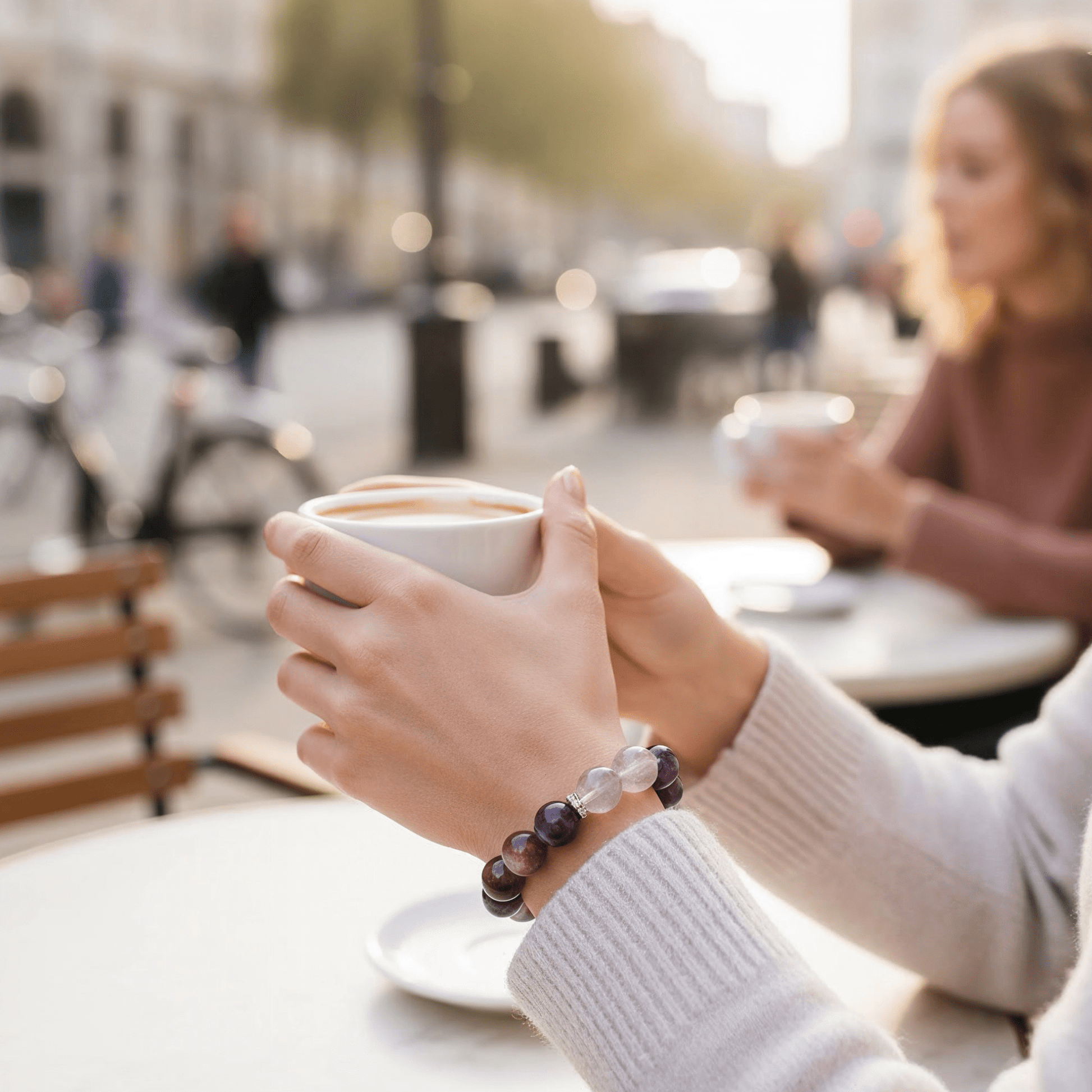 Lunar Grace Amethyst Bracelet by JWPatronus – natural crystal bracelet for women