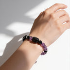 Mystic Amethyst Protection Bracelet by JWPatronus – natural crystal bracelet for women