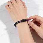 Mystic Amethyst Protection Bracelet by JWPatronus – natural crystal bracelet for women