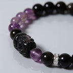 Mystic Amethyst Protection Bracelet by JWPatronus – natural crystal bracelet for women