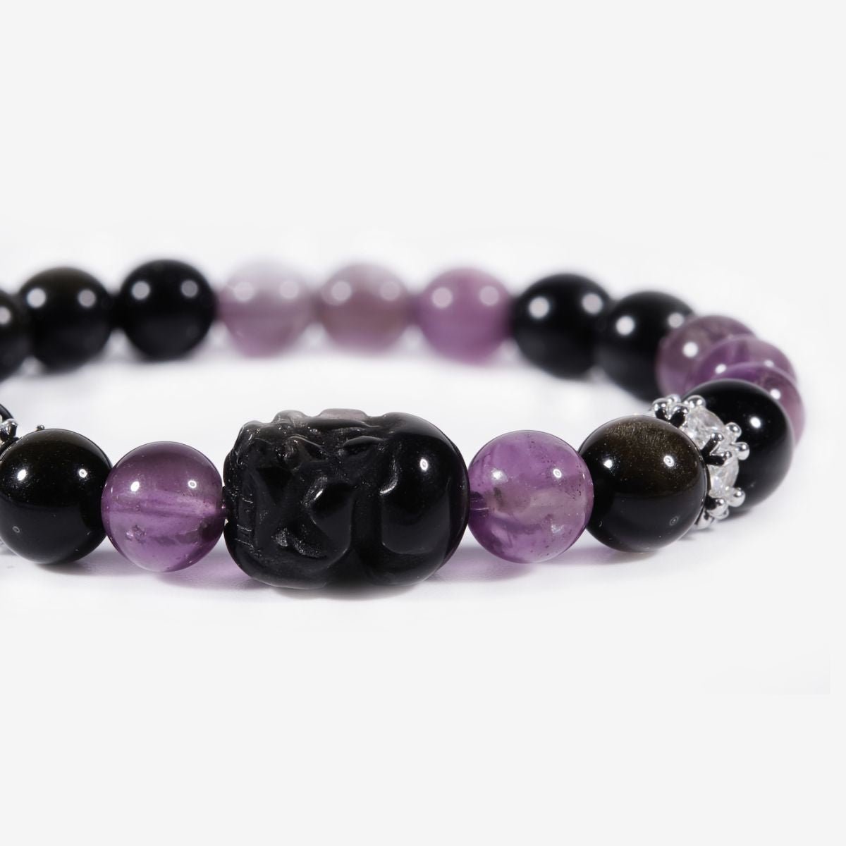 Mystic Amethyst Protection Bracelet by JWPatronus – natural crystal bracelet for women