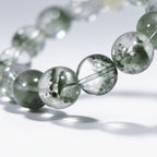 Mystic Forest Green Phantom Quartz Bracelet by JWPatronus – natural crystal bracelet for women
