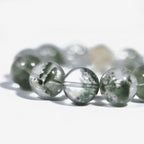 Mystic Forest Green Phantom Quartz Bracelet by JWPatronus – natural crystal bracelet for women