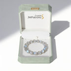Mystic Moonstone Beaded Bracelet by JWPatronus – natural crystal bracelet for women