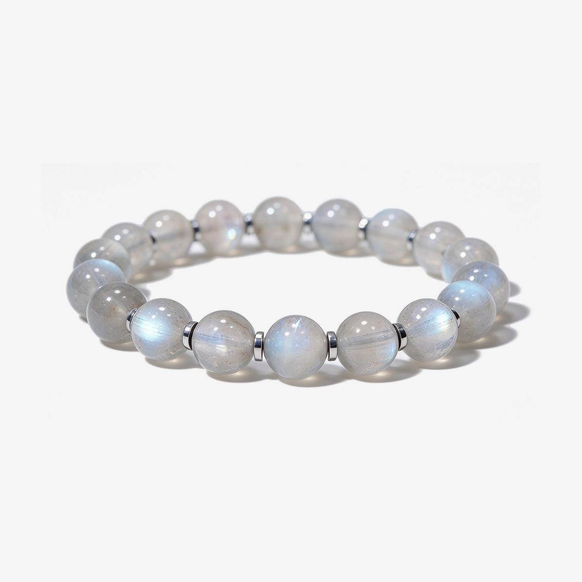 Mystic Moonstone Beaded Bracelet by JWPatronus – natural crystal bracelet for women