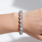Mystic Moonstone Beaded Bracelet by JWPatronus – natural crystal bracelet for women