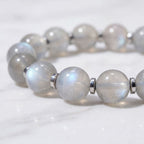 Mystic Moonstone Beaded Bracelet by JWPatronus – natural crystal bracelet for women