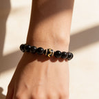 Mystic Shield Obsidian Bracelet by JWPatronus – natural crystal bracelet for women