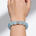 Ocean Calm Aquamarine Bracelet by JWPatronus – natural crystal bracelet for women