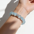 Ocean Calm Aquamarine Bracelet by JWPatronus – natural crystal bracelet for women