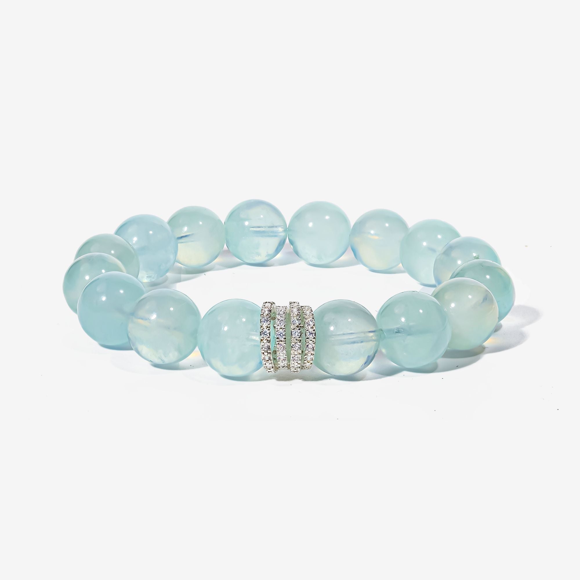 Ocean Calm Aquamarine Bracelet — Select by JWPatronus – natural crystal bracelet for women