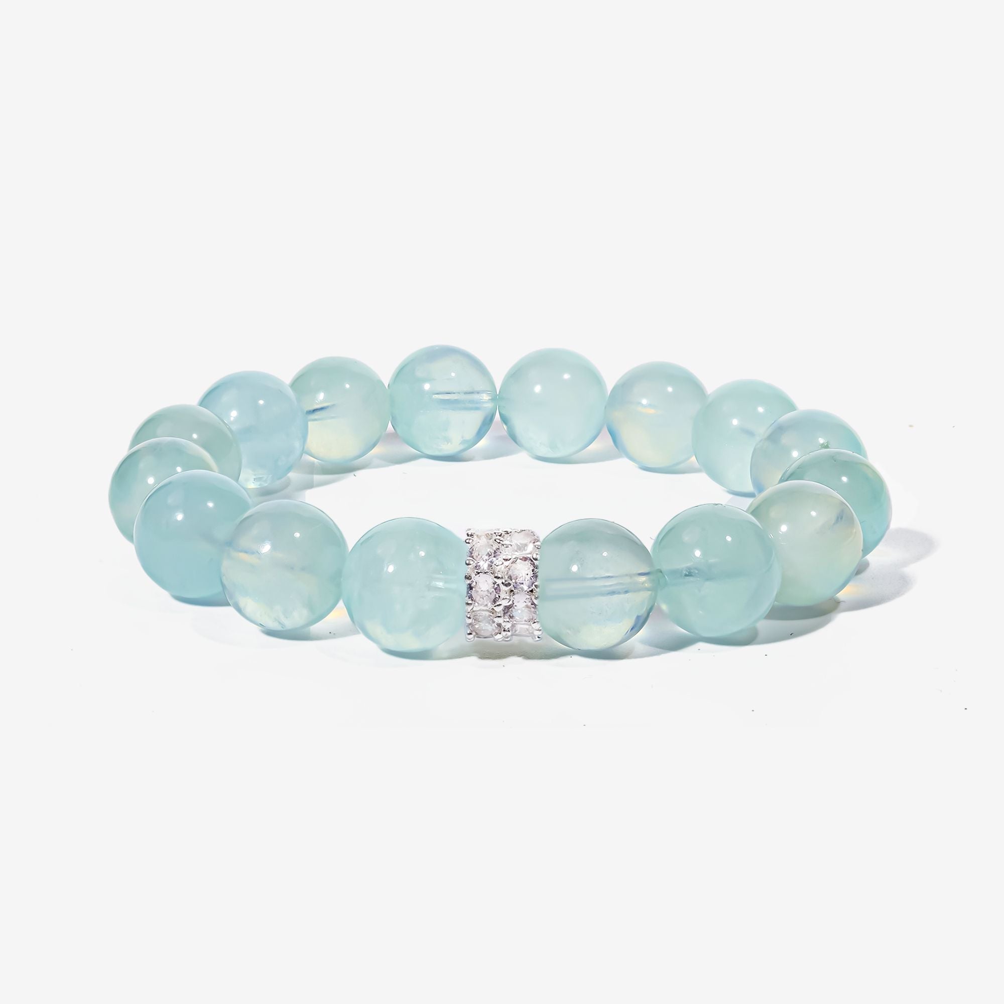 Ocean Calm Aquamarine Bracelet — Select by JWPatronus – natural crystal bracelet for women