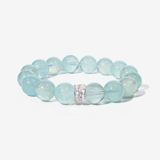 Ocean Calm Aquamarine Bracelet — Select by JWPatronus – natural crystal bracelet for women