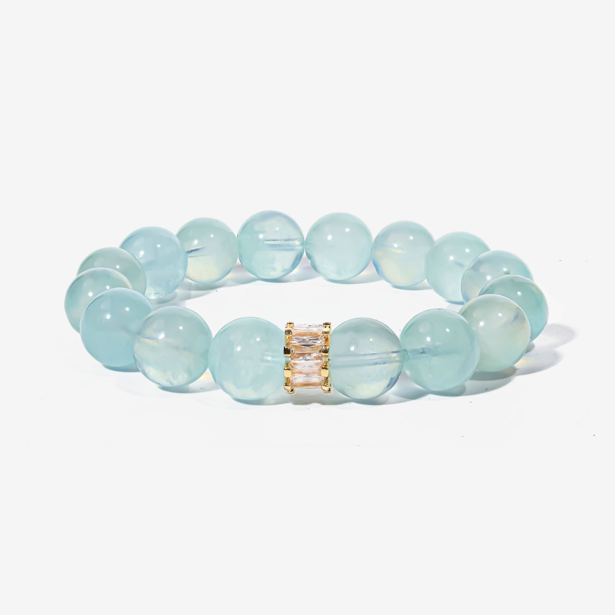 Ocean Calm Aquamarine Bracelet — Select by JWPatronus – natural crystal bracelet for women