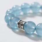 Ocean’s Grace Aquamarine Bracelet by JWPatronus – natural crystal bracelet for women
