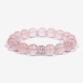 Pure Heart Rose Quartz Bracelet by JWPatronus – natural crystal bracelet for women