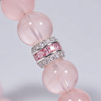 Pure Heart Rose Quartz Bracelet by JWPatronus – natural crystal bracelet for women