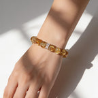 Radiant Citrine Beaded Bracelet by JWPatronus – natural crystal bracelet for women