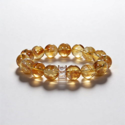 Radiant Citrine Bracelet by JWPatronus – natural crystal bracelet for women