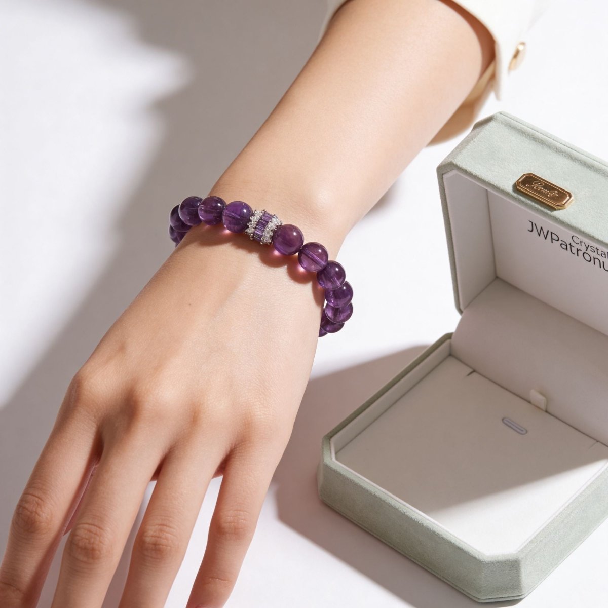 Royal Amethyst Bracelet — Select by JWPatronus – natural crystal bracelet for women