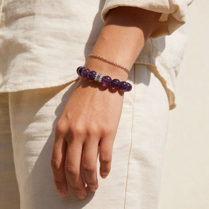 Royal Amethyst Bracelet — Select by JWPatronus – natural crystal bracelet for women